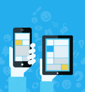 image showing responsive email building blocks