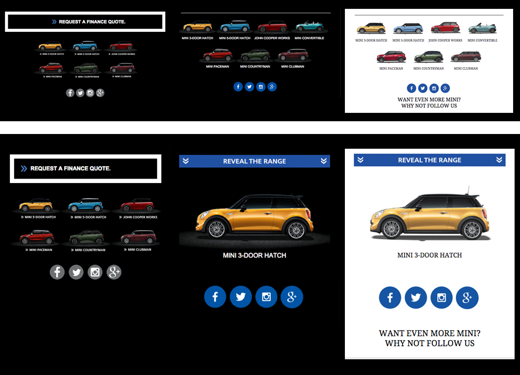 MINI email change - Footer