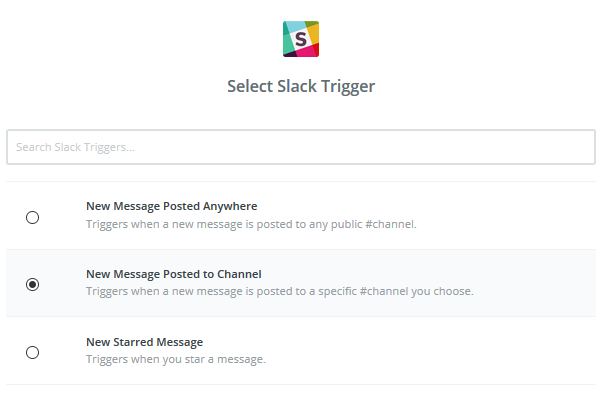 Slack options