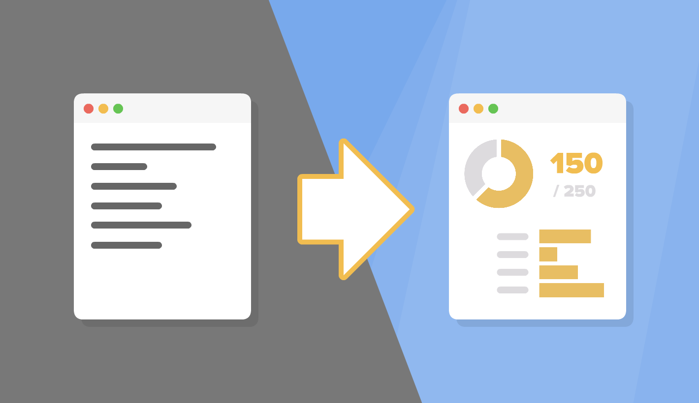 Illustration representing data converted to imagery