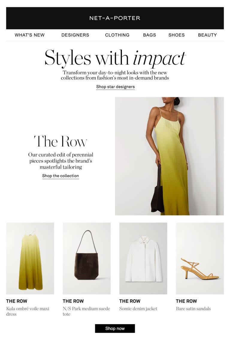 NETAPORTER display block